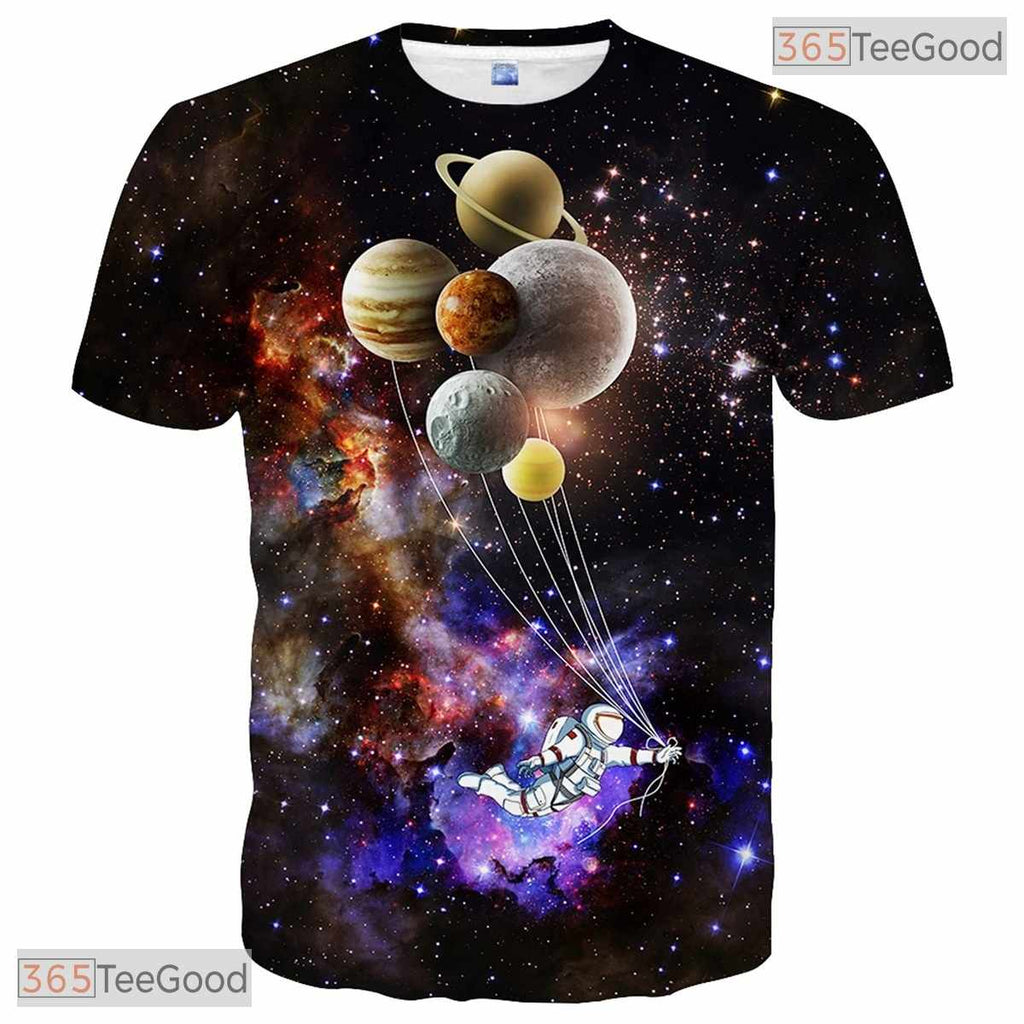 Sleek Black Urban Graphic Art Design 3D Printed Casual Unisex Short Sleeve Tee