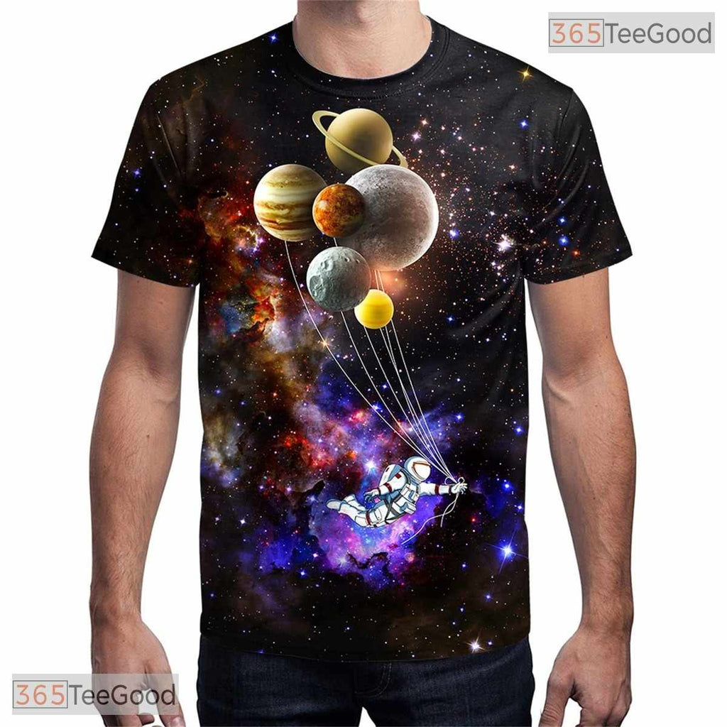 Sleek Black Urban Graphic Art Design 3D Printed Casual Unisex Short Sleeve Tee