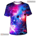 Cosmic Universe Space Galaxy Graphic 3D Printed Casual Unisex Tee Shirt Tops