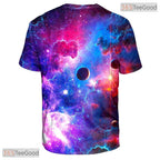 Cosmic Universe Space Galaxy Graphic 3D Printed Casual Unisex Tee Shirt Tops