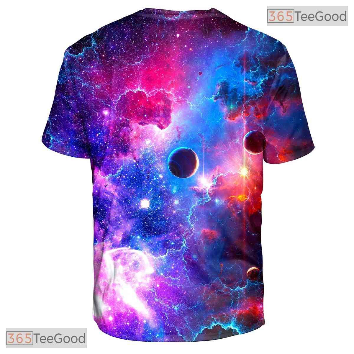Cosmic Universe Space Galaxy Graphic 3D Printed Casual Unisex Tee Shirt Tops