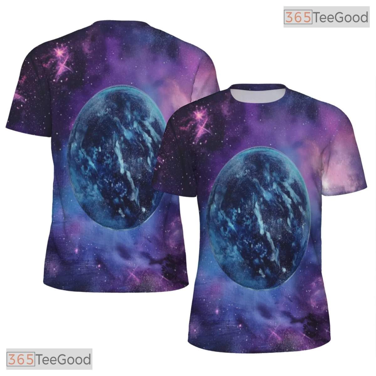 Cosmic Universe Space Graphic Art 3D Pattern Printed Casual Unisex T-Shirt Tops