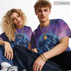 Cosmic Universe Space Graphic Art 3D Pattern Printed Casual Unisex T-Shirt Tops