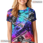 American US Dollar Bill Money Graphic 3D Printed Casual Unisex Tee Shirt Top
