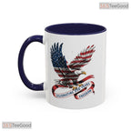 USA 250th Anniversary 250 Years America Ceramic Mug - Patriotic 1776-2026 Accent Mug