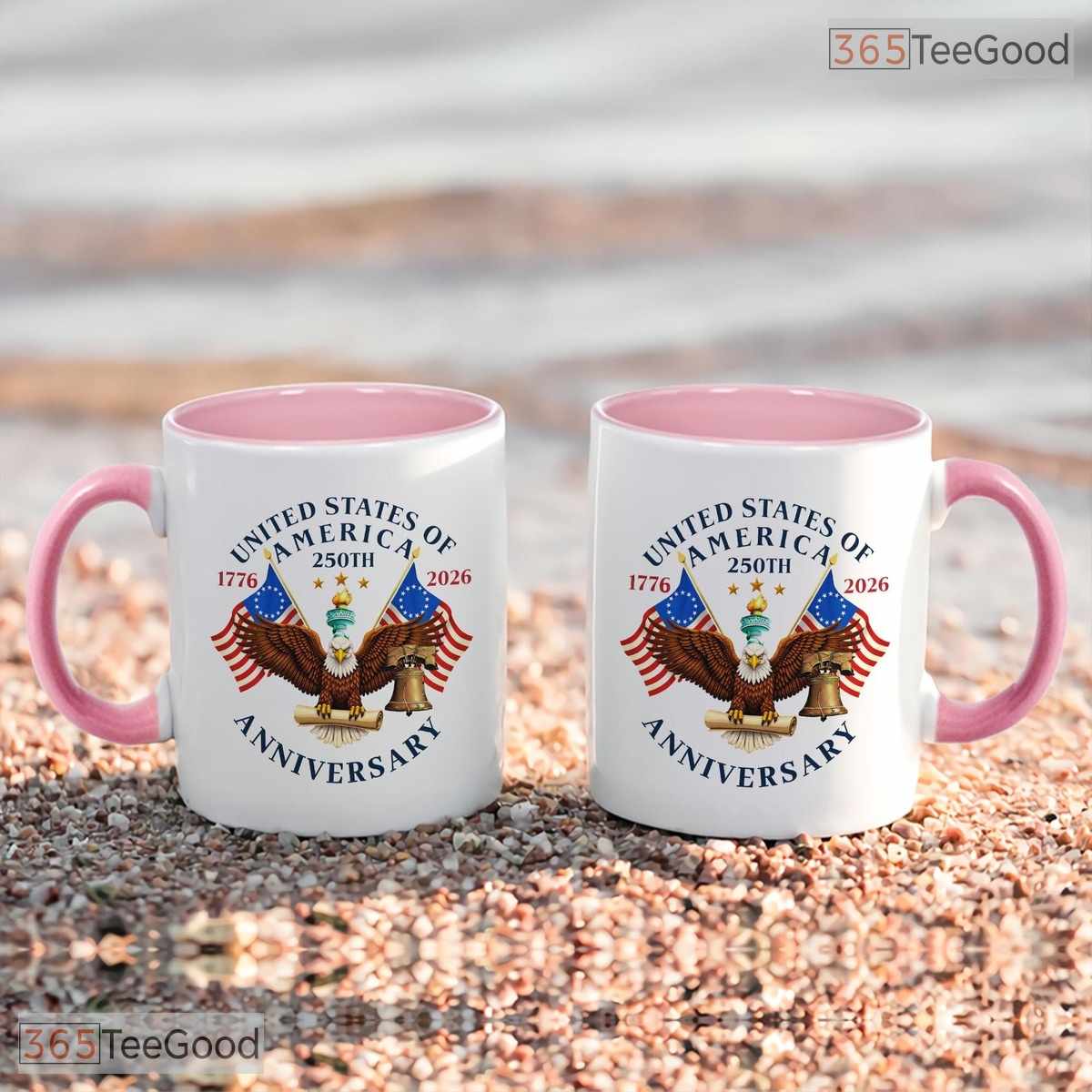 USA 250th Anniversary Mug - Patriotic Eagle 1776-2026 America Independence Ceramic Mug