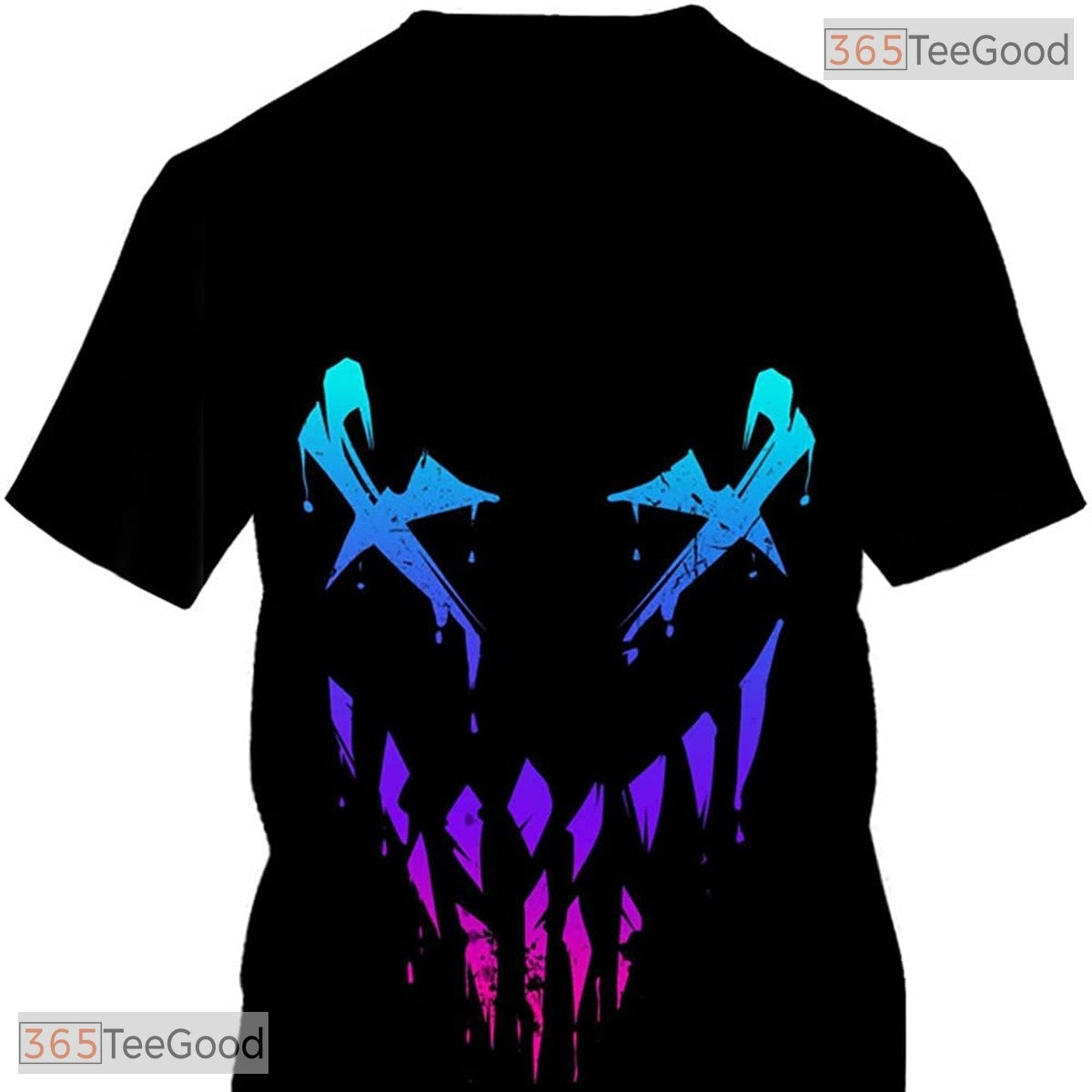 Dark Symbiote Alien Monster Lines Graphic 3D Printed Casual Unisex T-Shirt Top