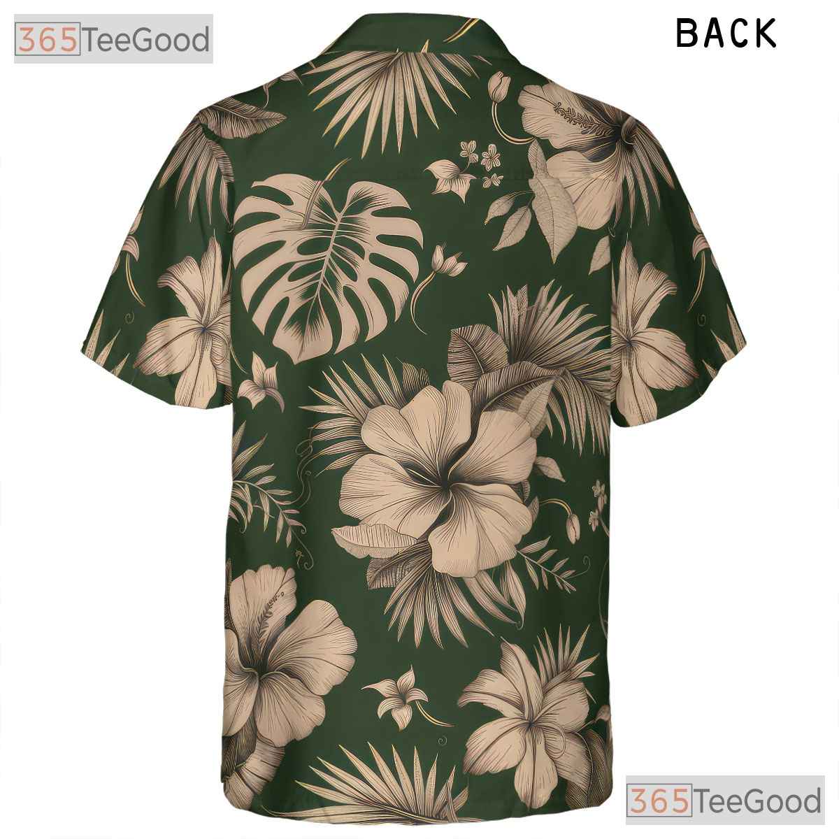 Vintage Hibiscus Hawaiian Shirt Unisex, Tropical Aloha Style