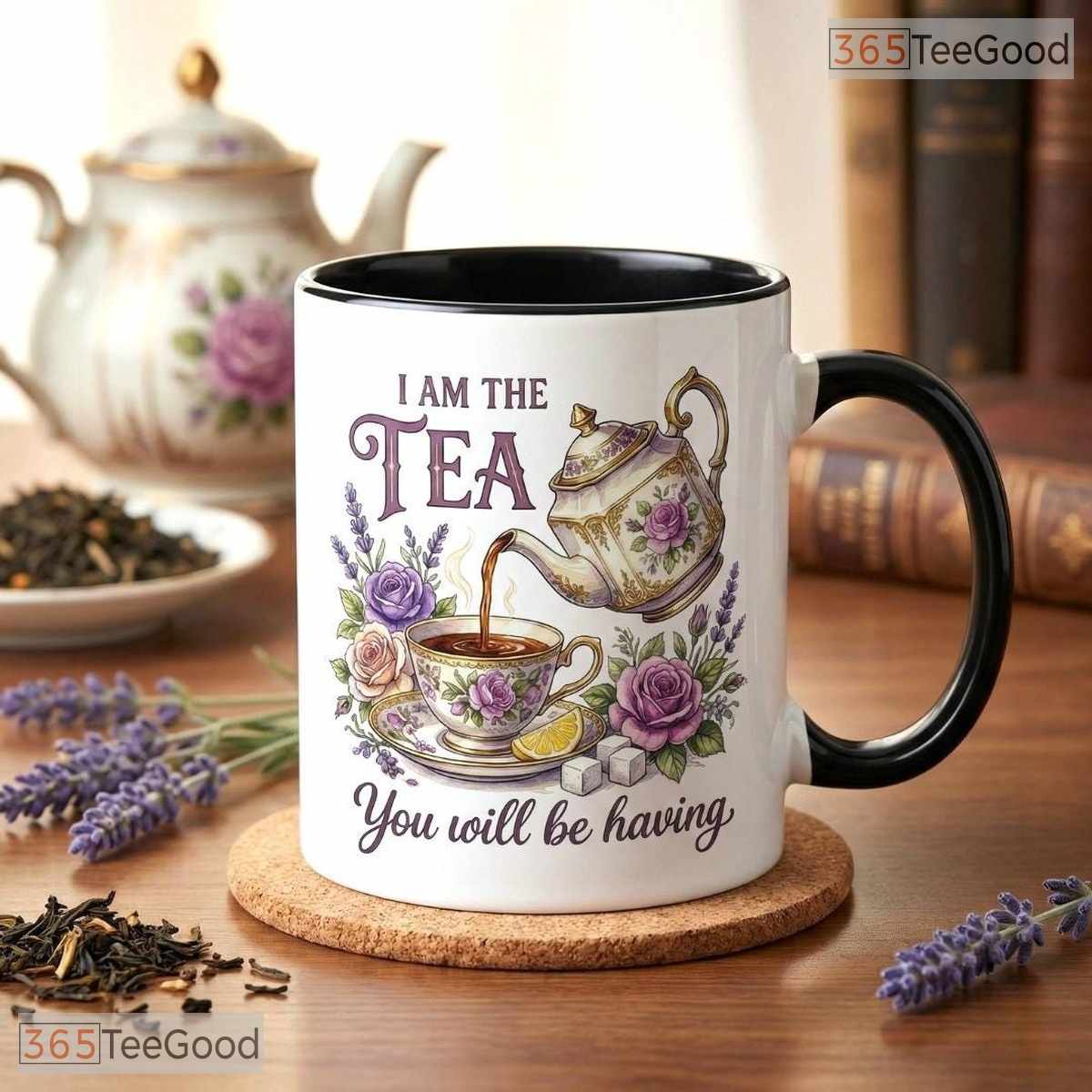 Vintage I Am The Tea You Will Be Having Mug - Personalized Romance Reader Ceramic Mug