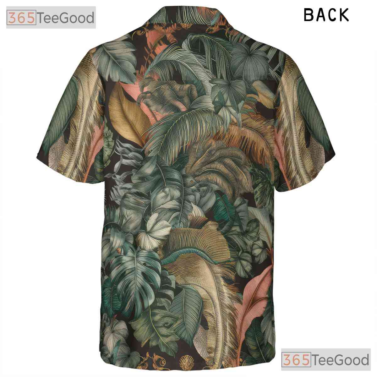 Vintage Palm Leaves Aloha Hawaiian Shirt Unisex Beach Summer Top Outfit