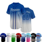 White and Blue Baseball Jersey Tee for Men & Women - Effortless style for everyday wear