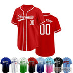 White and Red Baseball Jersey Tee for Men & Women - A comfortable blend for daily wear