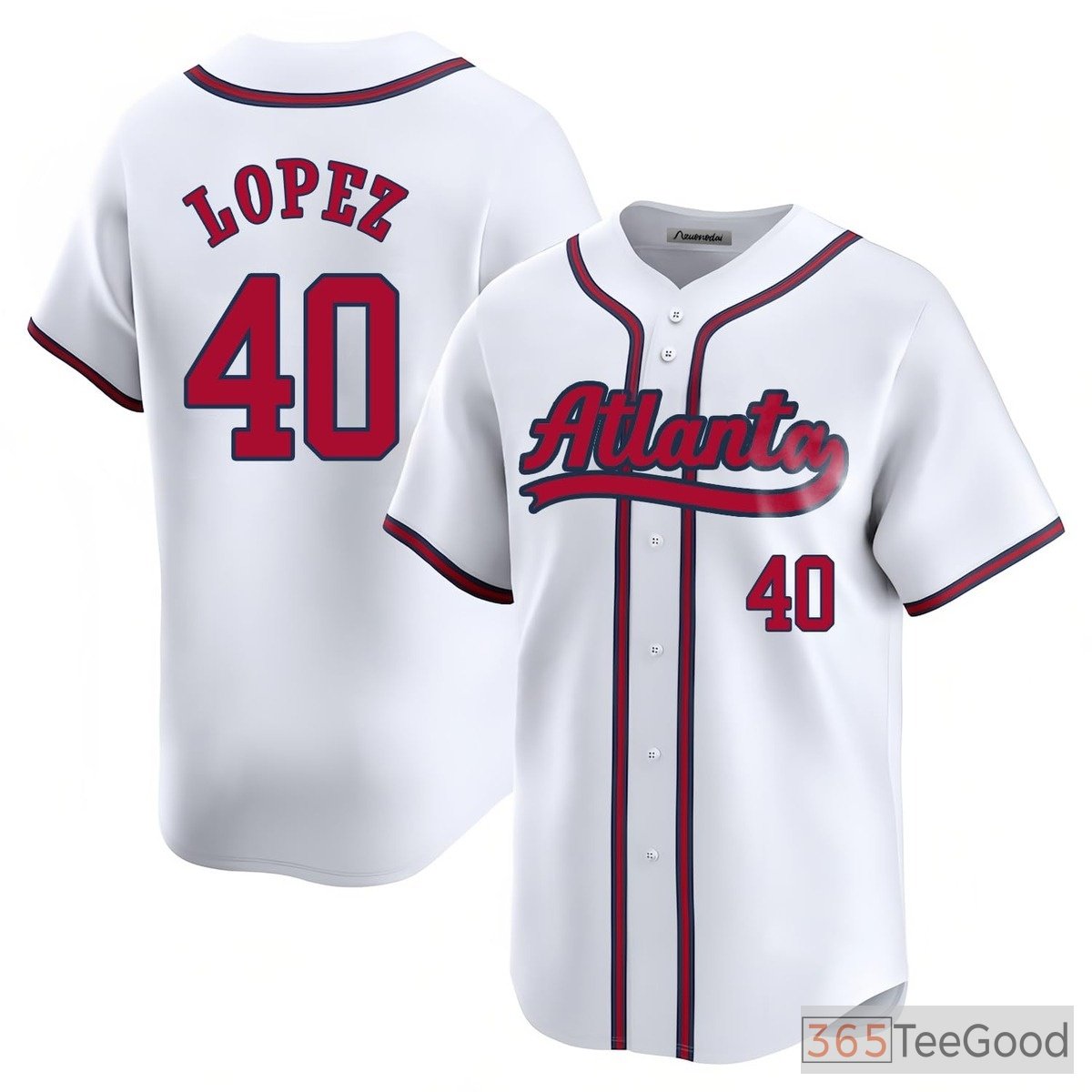 White Baseball Jersey - Custom Stitched Name, Number & Team Design