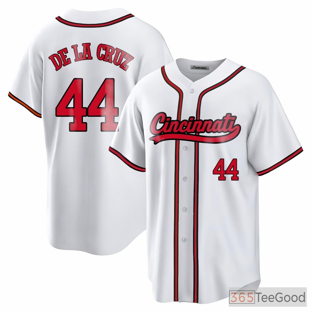 White Baseball Jersey for Men & Women with Personalized Name, Number & Logo