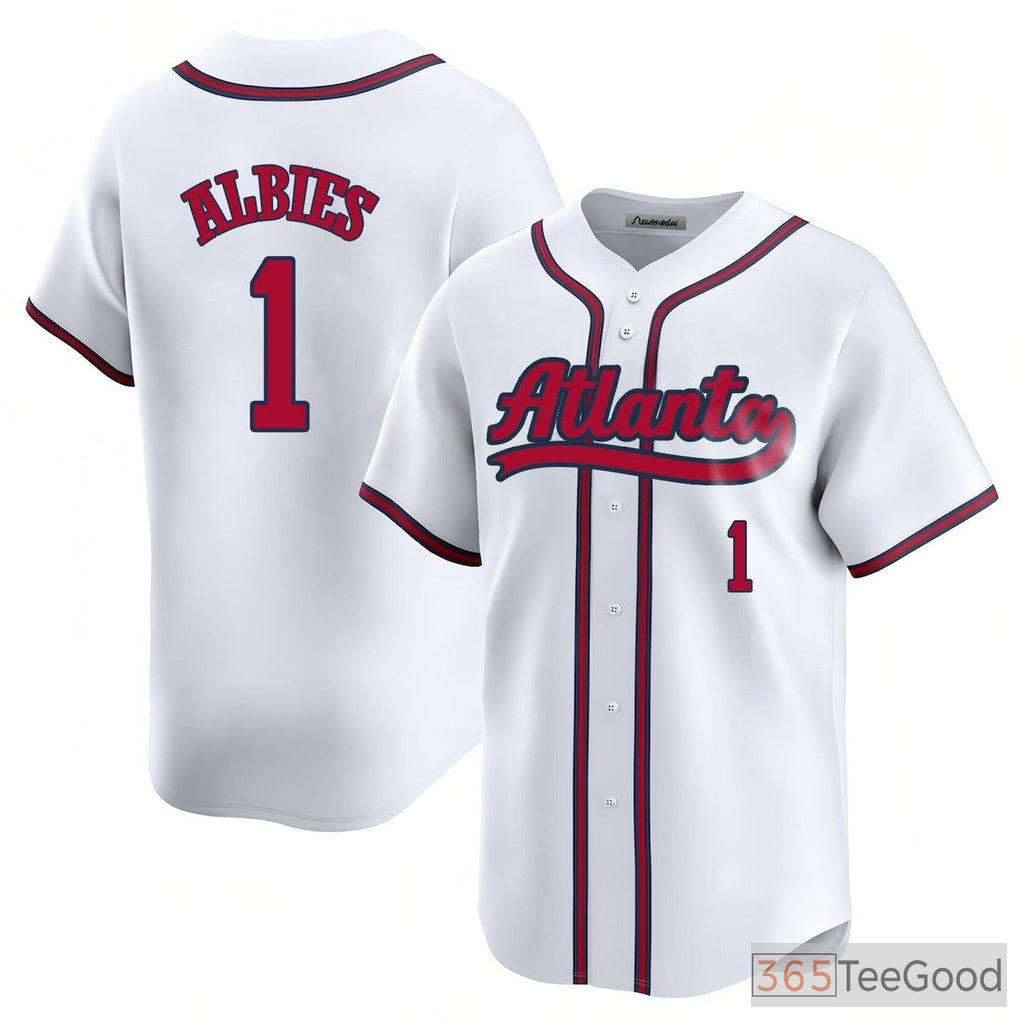 White Baseball Jersey for Men & Women, Ready for Your Custom Details