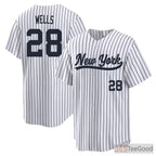 White Baseball Jersey Tee - Stitched Custom Name, Number & Team for Any Fan