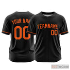 White Baseball Jersey Tee Custom Team Name & Number, Printed or Stitched for Men Women
