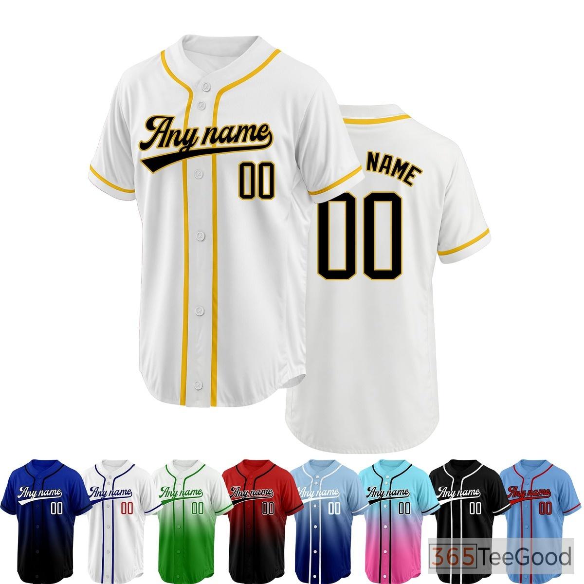 White Baseball Jersey Tee for Men & Women - An essential base for countless casual outfits