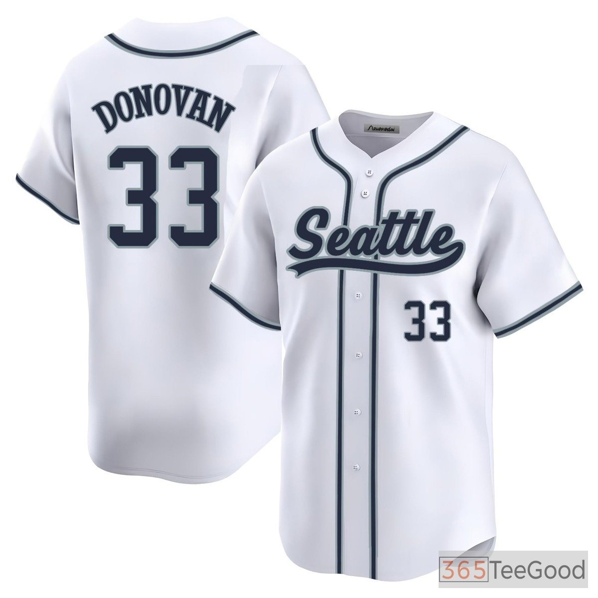 White Baseball Jersey Tee for Men & Women - A clean canvas for comfortable everyday style