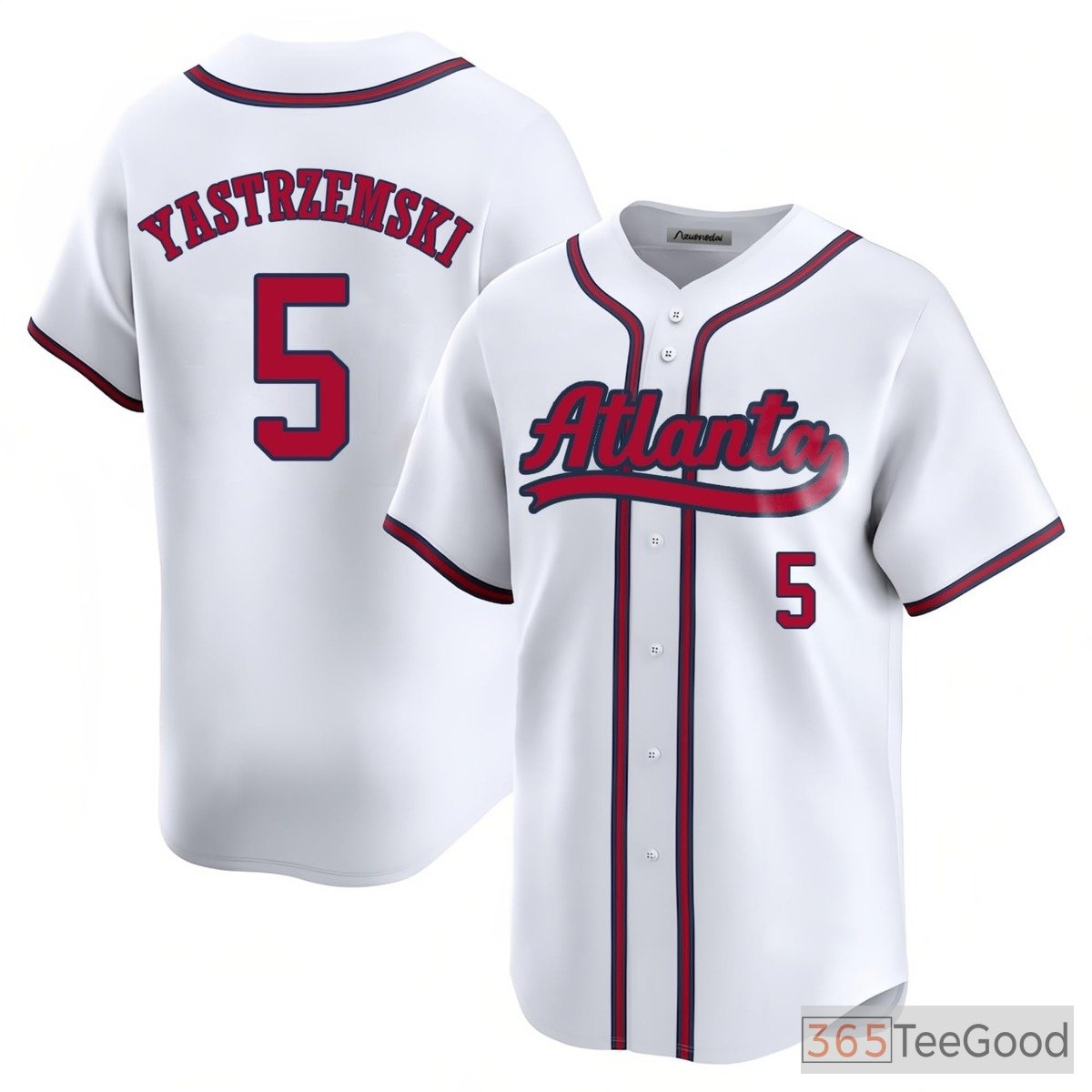 White Baseball Jersey Tee for Men & Women - A clean look for casual wear