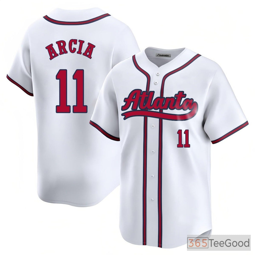 White Baseball Jersey Tee for Men & Women - Stitched Custom Game Day Look