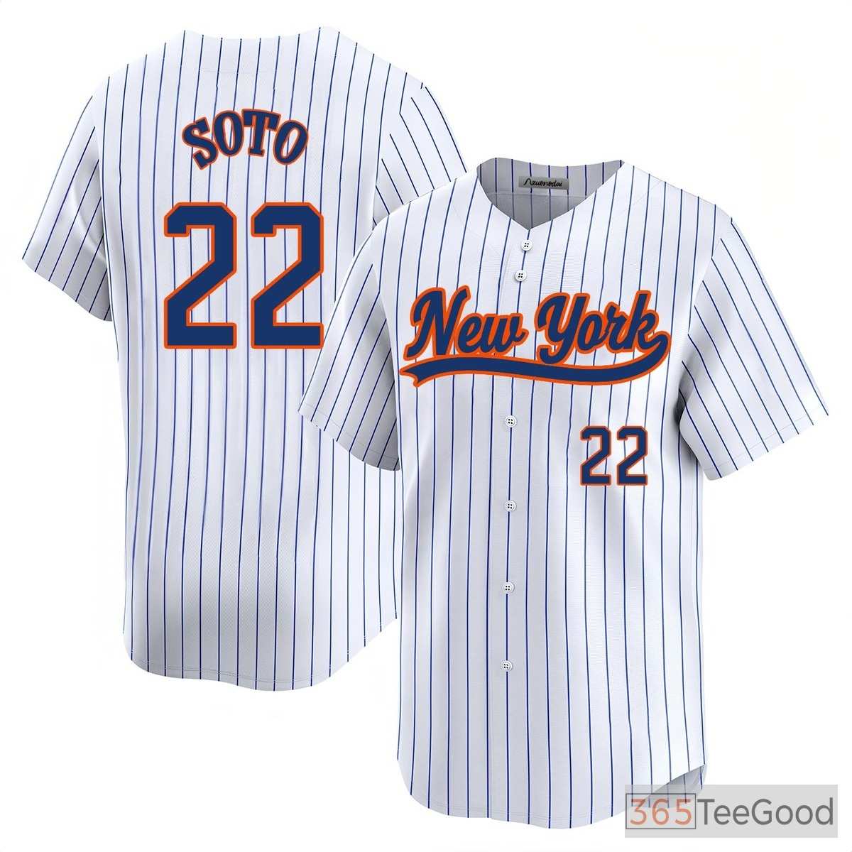 White Baseball Jersey Tee for Men & Women - Stitched Custom Player & Team Design