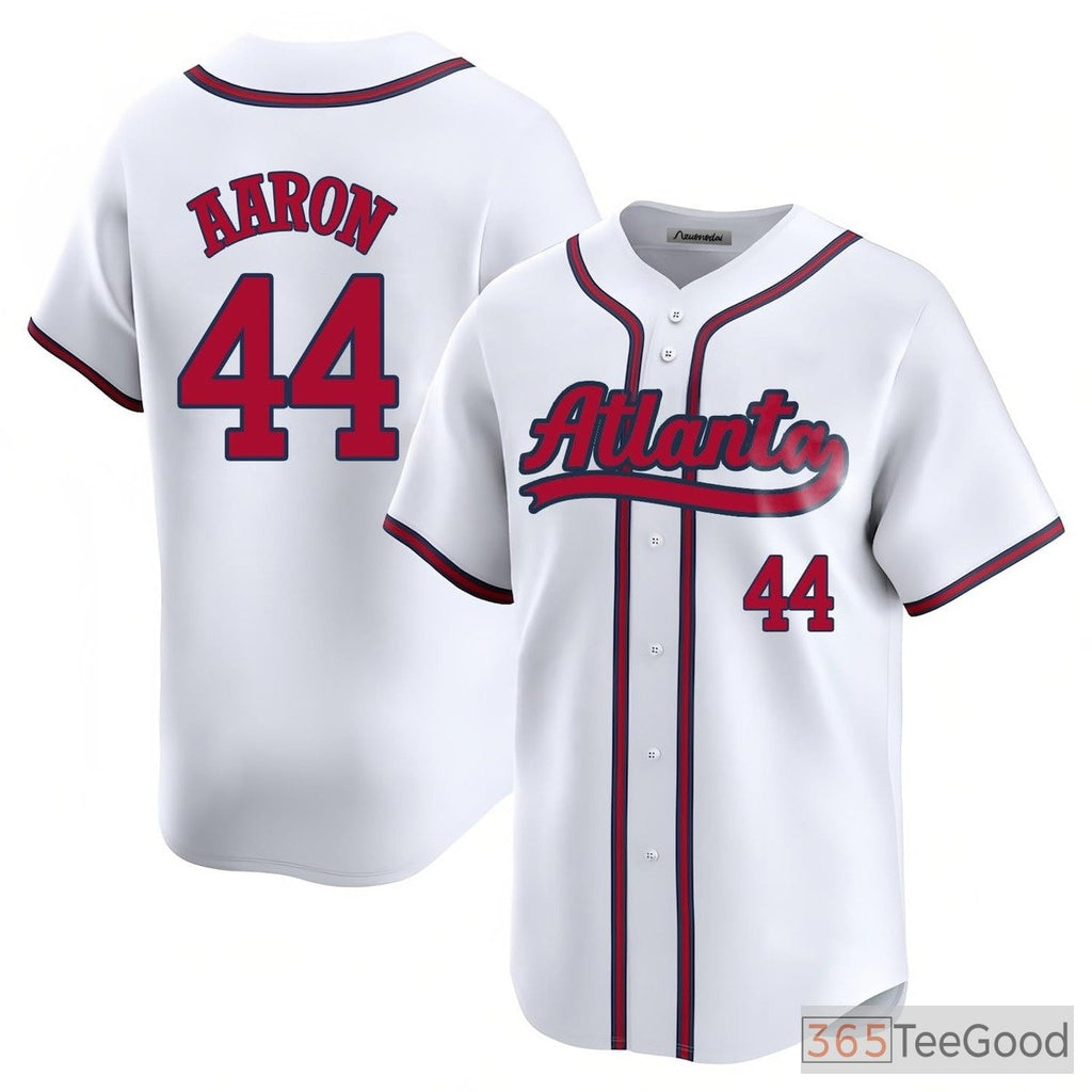 White Baseball Jersey Tee for Men & Women – Your Name, Number, and Logo Customization