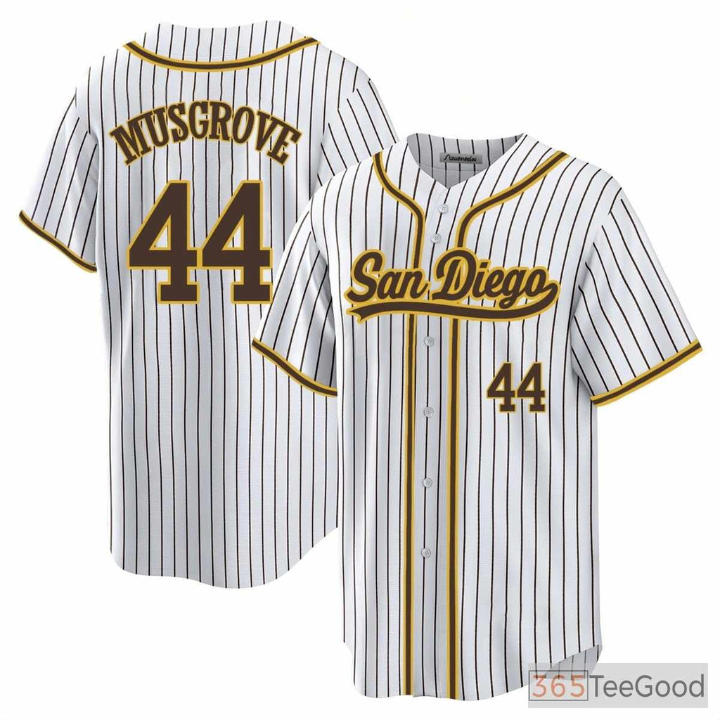 White Baseball Jersey Tee for Men & Women - Stitched Design for Player & Team Details