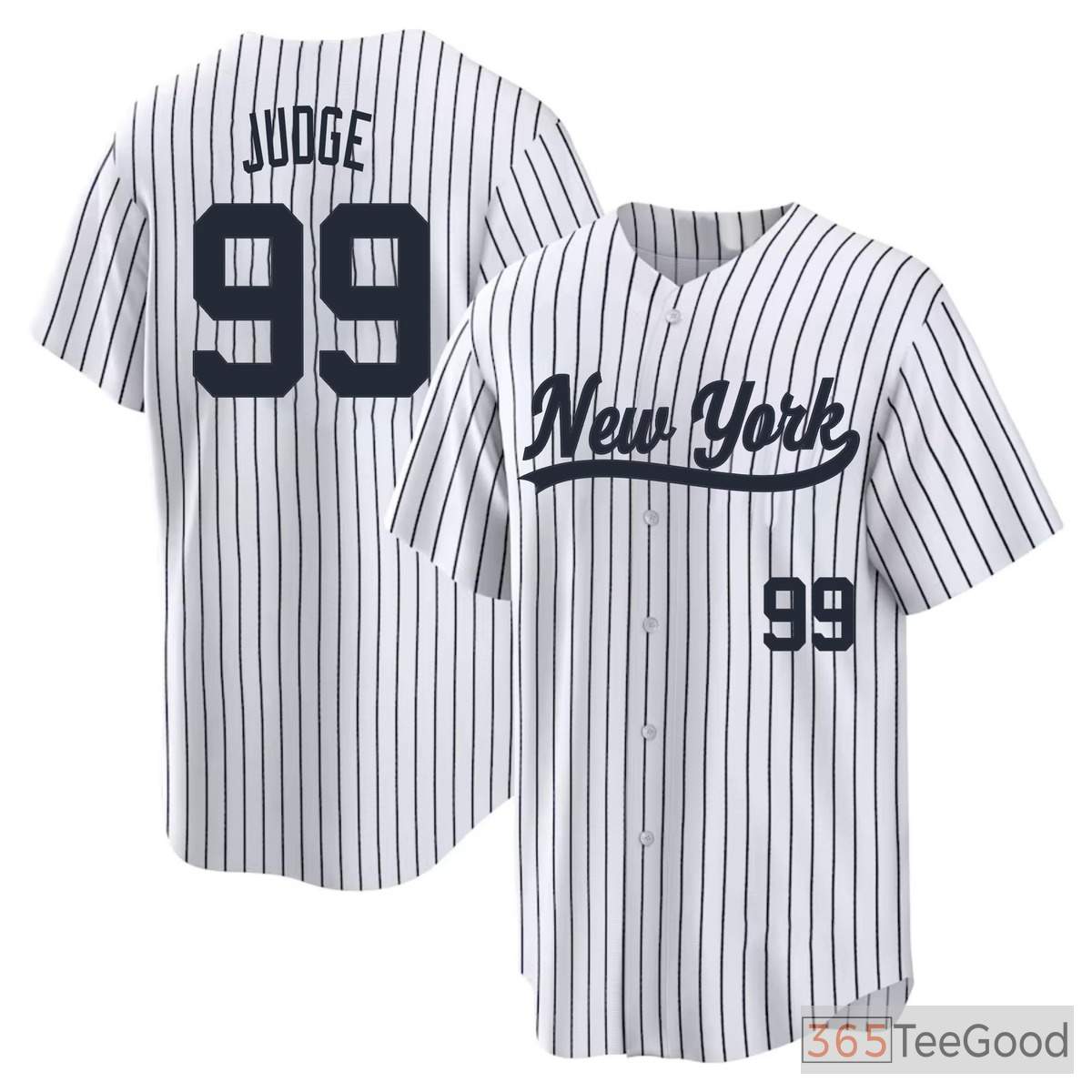 White Baseball Jersey Tee for Men & Women - Stitched Name, Number & Team Logo