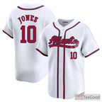 White Baseball Jersey Tee for Men & Women - Customizable for Any Event