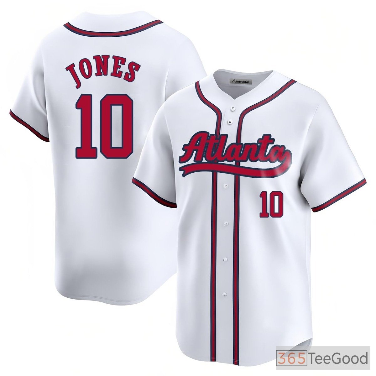 White Baseball Jersey Tee for Men & Women - Customizable for Any Event