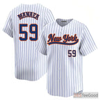 White Baseball Jersey Tee for Men & Women - Stitched Player & Team Personalization