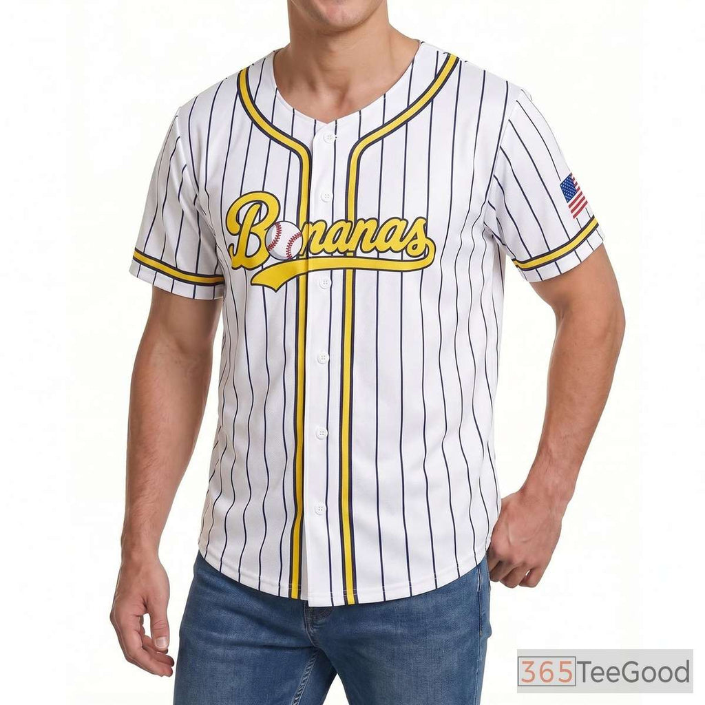 White Baseball Jersey Tee for Men & Women - Fresh style for casual comfort and versatility