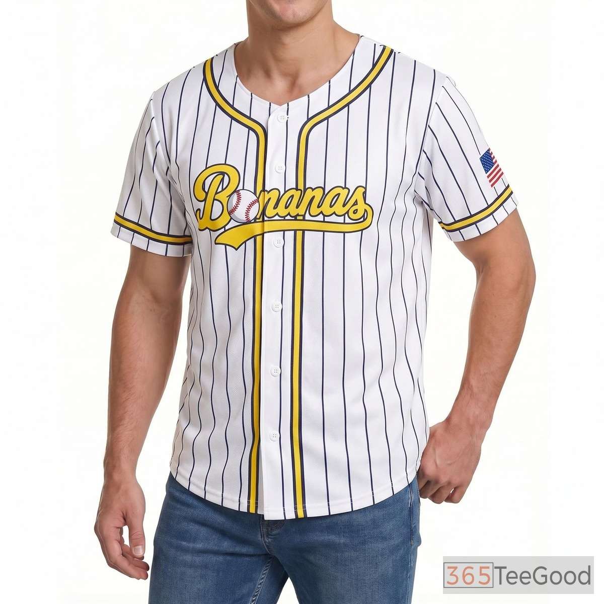 White Baseball Jersey Tee for Men & Women - Fresh style for casual comfort and versatility