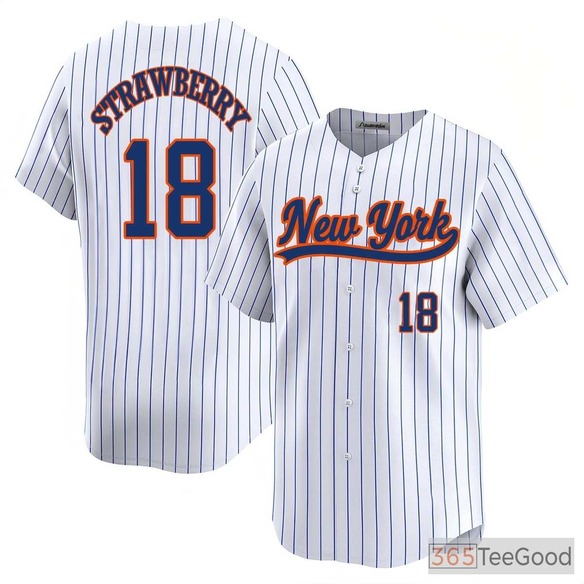 White Baseball Jersey Tee for Men & Women - Stitched Custom Name, Number & Team Spirit