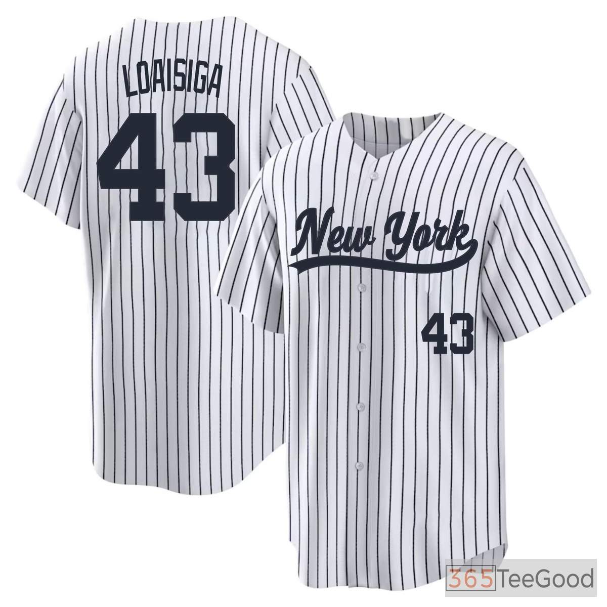 White Baseball Jersey Tee for Men & Women - Stitched Custom Name, Number & Logo