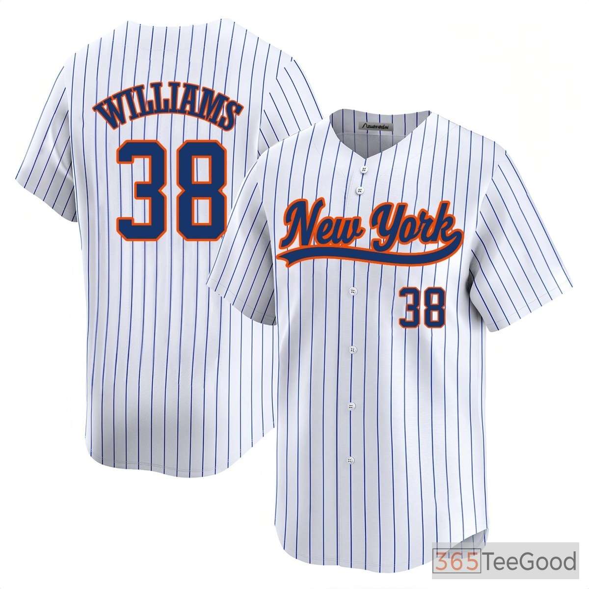 White Baseball Jersey Tee for Men & Women - A versatile staple for custom styles