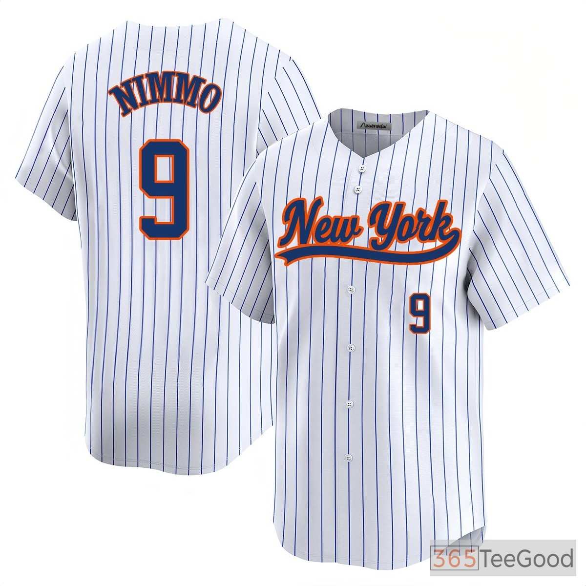 White Baseball Jersey Tee for Men & Women - Create Your Stitched Player Look