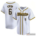 White Baseball Jersey Tee for Men & Women to Personalize with Name, Number & Logo
