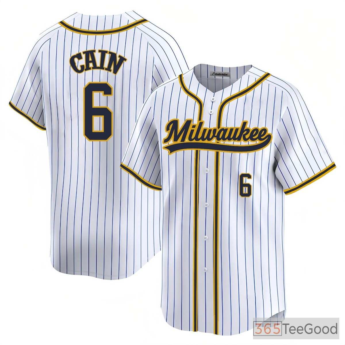 White Baseball Jersey Tee for Men & Women to Personalize with Name, Number & Logo