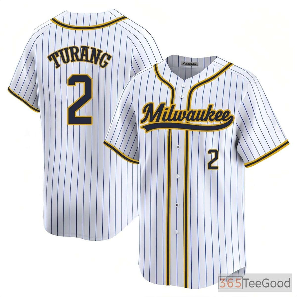 White Baseball Jersey Tee for Men & Women - Personalize Your Stitched Design Options