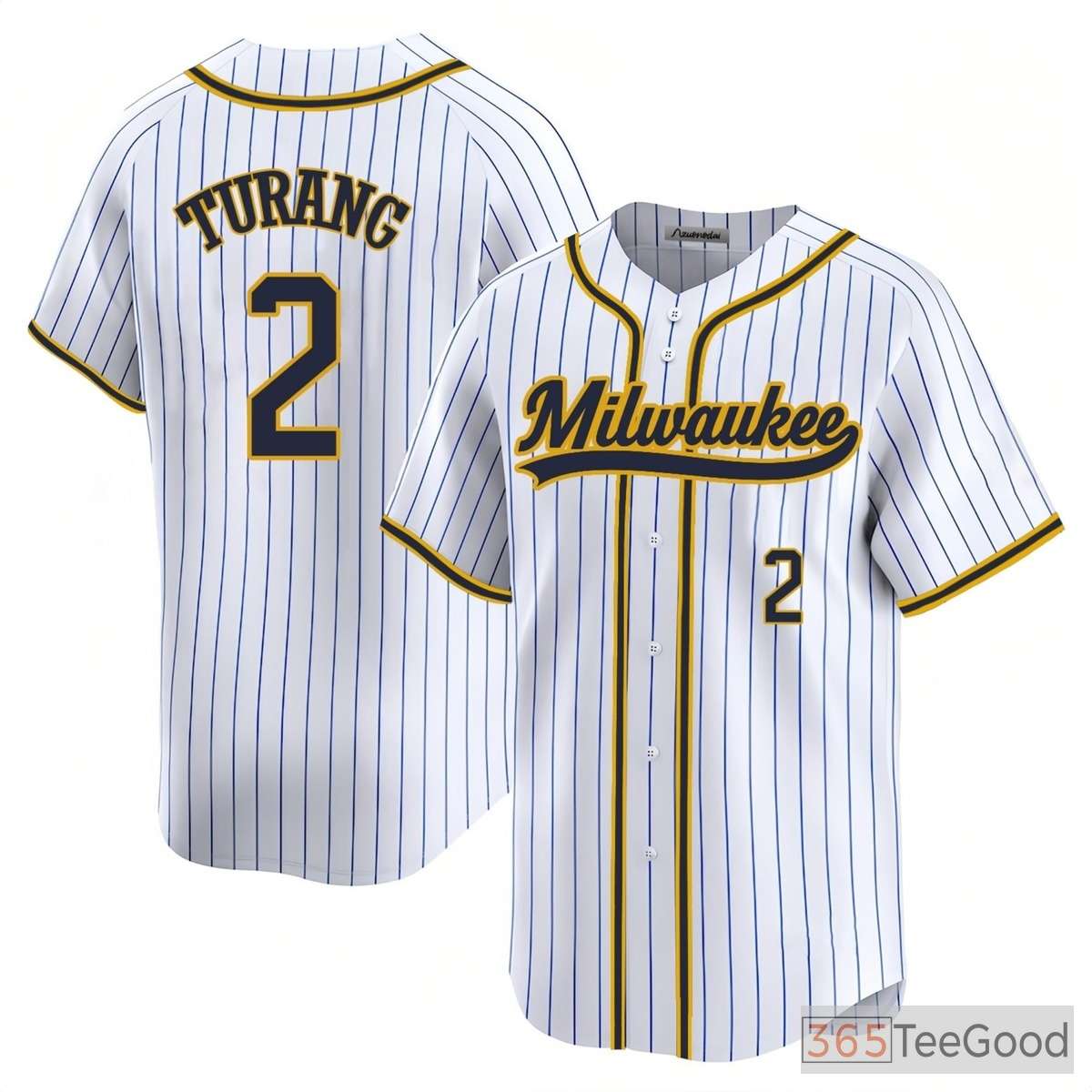 White Baseball Jersey Tee for Men & Women - Personalize Your Stitched Design Options
