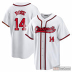 White Baseball Jersey Tee for Men & Women - Name, Number & Logo of Your Choice