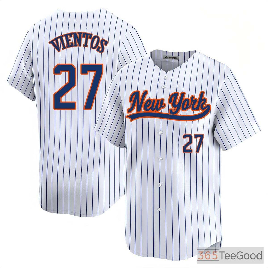 White Baseball Jersey Tee for Men & Women - Stitched Name, Number & Team Apparel