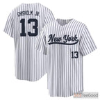 White Baseball Jersey Tee for Men & Women - Stitched Personalized Name & Number Design