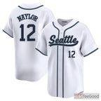 White Baseball Jersey Tee for Men & Women - Essential for classic athletic style