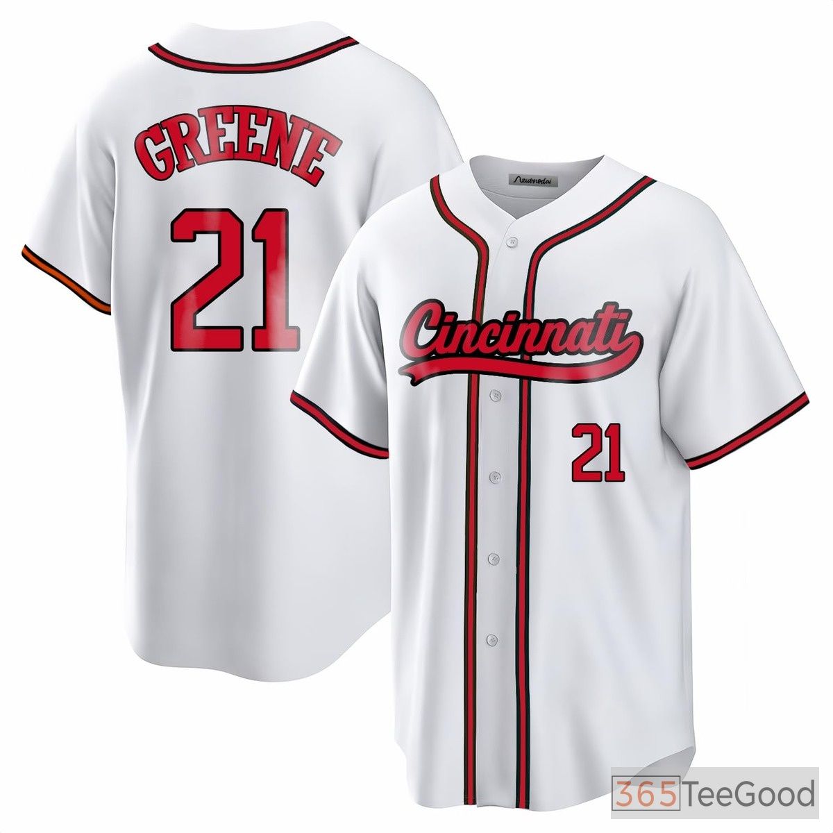 White Baseball Jersey Tee for Men & Women - Stitched for Your Custom Team & Fan Gear