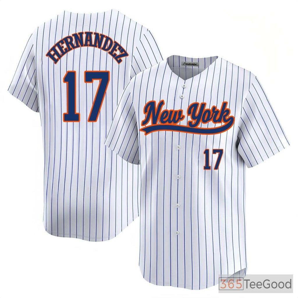 White Baseball Jersey Tee for Men & Women - Personalize Your Name & Number