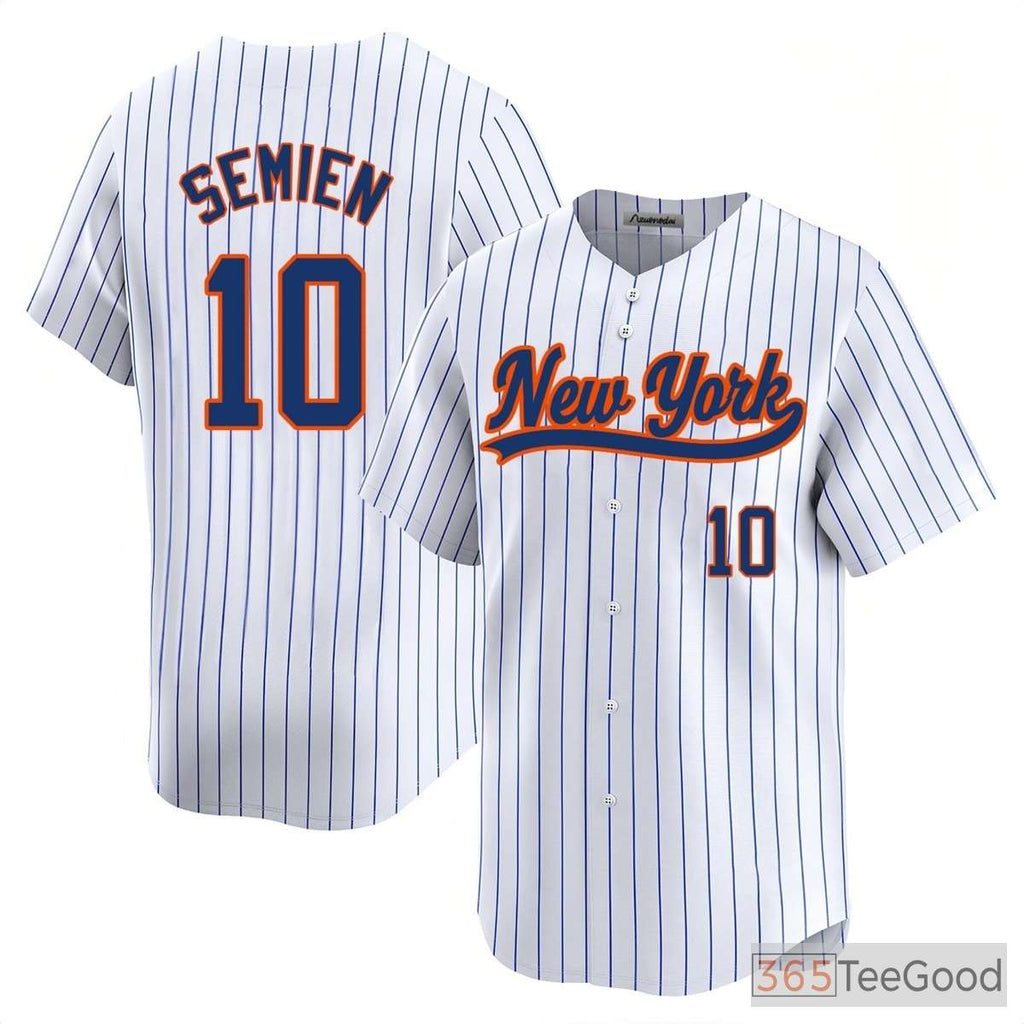 White Baseball Jersey Tee for Men & Women - A simple, clean option for everyday wear