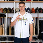 White Baseball Jersey Tee for Men & Women - A clean and comfortable option for everyday style